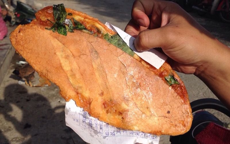 Banh Mi Ep Hue is as thin as a piece of paper