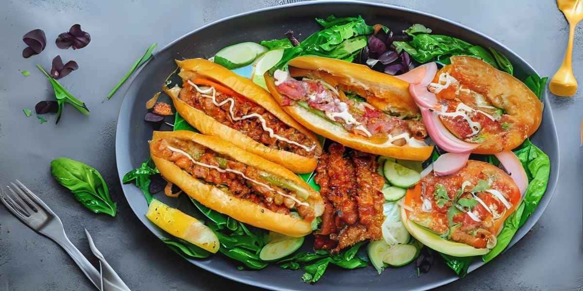 Grilled meat banh mi