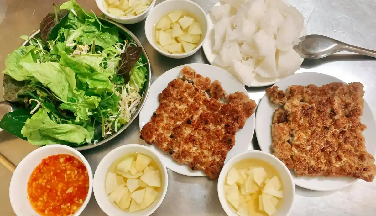 Vietnamese food - bun cha quat Ninh Binh