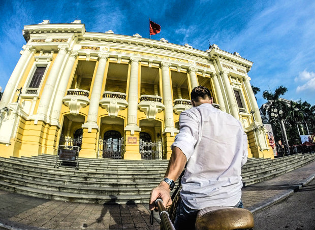 Ancient architecture of Hanoi Opera House